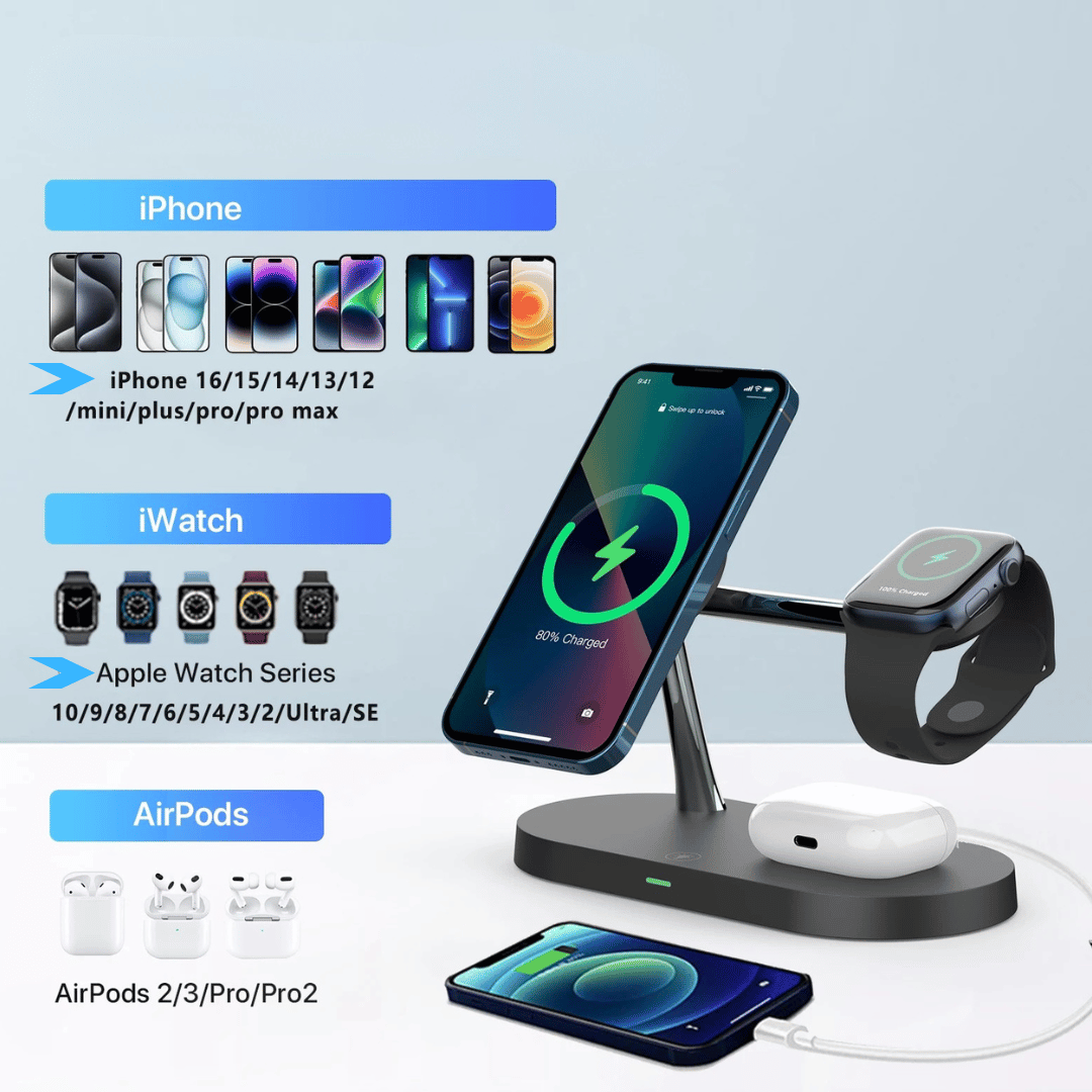 Chargeur Elégant 3 en 1