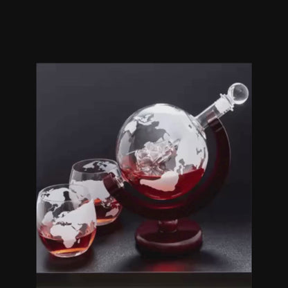 Carafe Globe avec 2 Verres